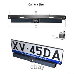 Wireless 5 Monitor Solar Au License Plate Backup Camera Car Reverse Rear View
