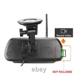 Wireless 7'' DVR Mirror Monitor IPS Rear View Backup Wifi Camera For Car Truck