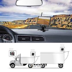 Wireless 7 Monitor + 2x IR Rear View Backup Camera Kit for Caravan RVs Truck