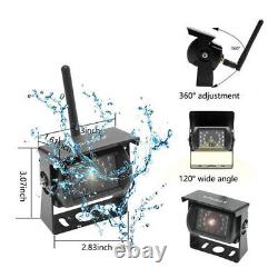 Wireless 7 Monitor + 2x IR Rear View Backup Camera Kit for Caravan RVs Truck