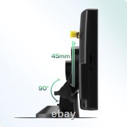 Wireless 7 Monitor 2x IR Rear View Backup Camera Kit for Truck Trailer RVs Bus