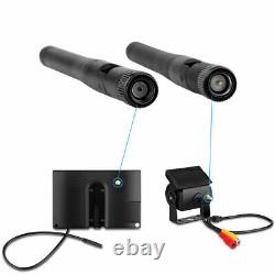 Wireless 7 Monitor Night Vision For RV Truck Bus Backup Rear View Camera System