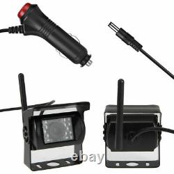 Wireless 7 Monitor Night Vision For RV Truck Bus Backup Rear View Camera System