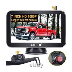 Wireless Backup Camera Car HD 1080P WiFi Rear View System 7 Inch Monitor Kit