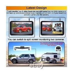 Wireless Backup Camera Car HD 1080P WiFi Rear View System 7 Inch Monitor Kit