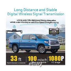 Wireless Backup Camera Car HD 1080P WiFi Rear View System 7 Inch Monitor Kit