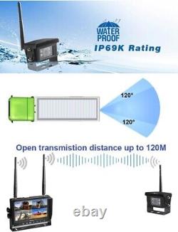 Wireless Backup Camera Kit with 7 color LCD, Camera, Mounting Hardware, New