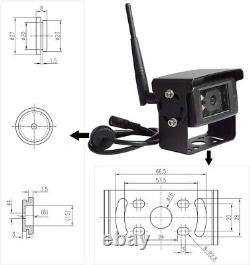Wireless Backup Camera Kit with 7 color LCD, Camera, Mounting Hardware, New