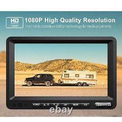 Wireless Backup Camera System 7 HD Monitor Waterproof Night View Rear Camera