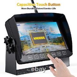 Wireless Backup Camera System 7'' Rear View Monitor For Truck RV Trailer Van Bus