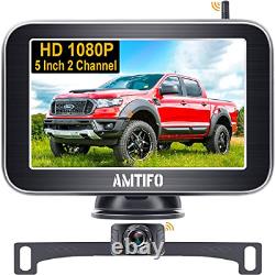 Wireless Backup Camera for Cars Trucks HD 1080P Bluetooth Rear View Cameras with