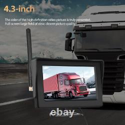 Wireless Digital Display 4.3 HD Monitor Car Rear View Backup Reversing Camera