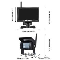 Wireless Rear View Backup Camera with Monitor Remote Control Backup Camera