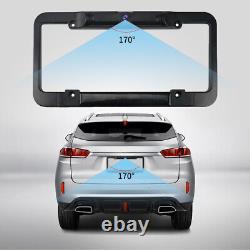 Wireless Solar Backup Camera Mirror Car Universal Rear View Reverse Night Vision