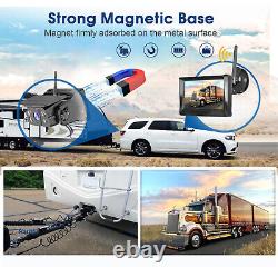 Wireless Solar Magnetic Standby Backup Camera + 5 Monitor for Rear View Reverse