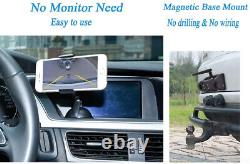 Wireless WIFI Magnetic Battery Powered Car Rear View Reverse Backup Camera 720P