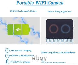 Wireless WIFI Magnetic Battery Powered Car Rear View Reverse Backup Camera 720P