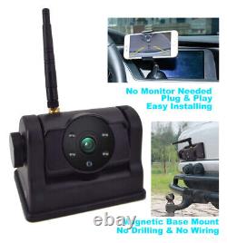 Wireless WIFI Magnetic Battery Powered Car Rear View Reverse Backup Camera 720P